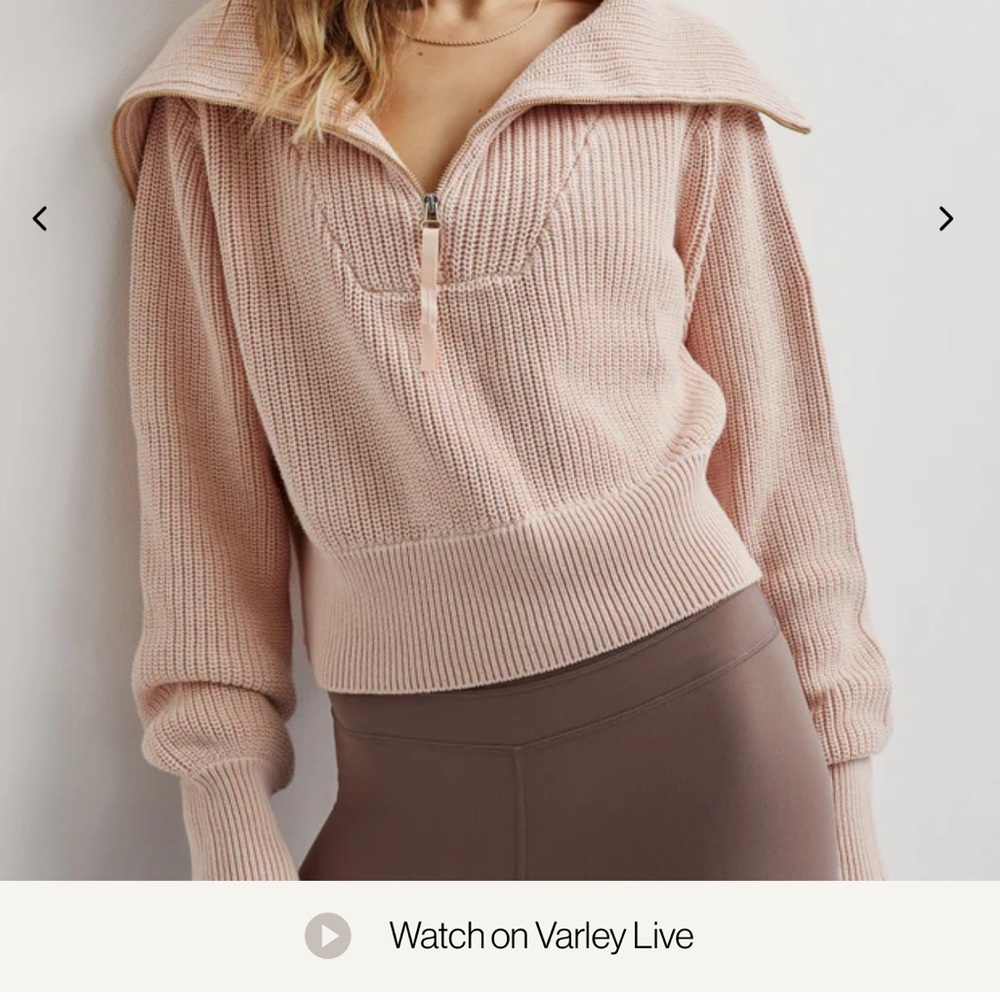 Varley half zip pullover
